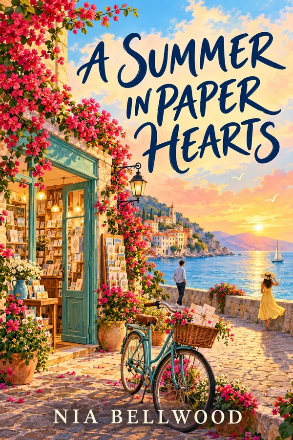 A Summer in Paper Hearts by Nia Bellwood, book cover