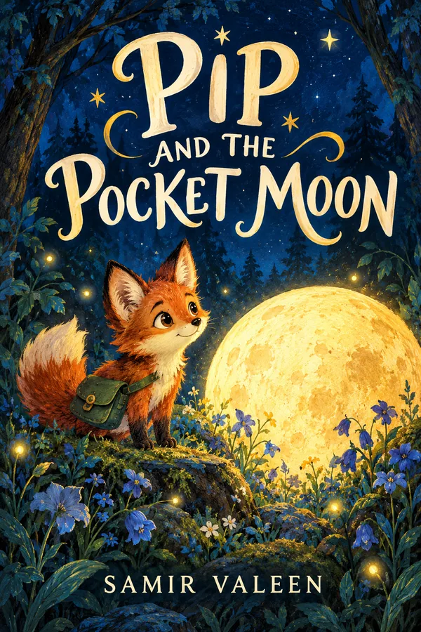 Pip and the Pocket Moon by Samir Valeen, book cover