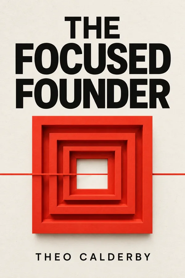 The Focused Founder by Theo Calderby, book cover